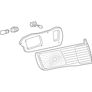 Toyota 81670-AA030 Combo Lamp Assembly