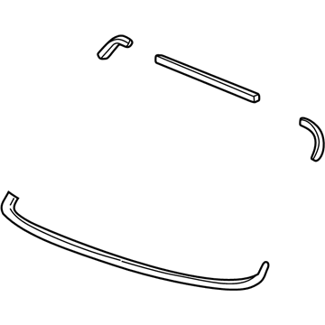 Honda 04731-S2A-000 Rubber Set, FR. Windshield Dam