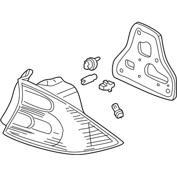 Honda 33501-S5P-A01 Lamp Unit, R. Tail