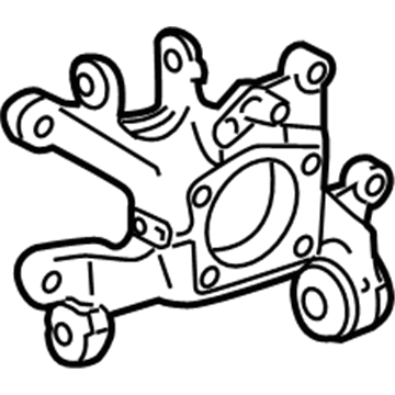 Lexus 42305-0R020 Carrier Sub-Assembly, Rear