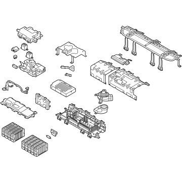 Hyundai 37501-P0000 BATTERY SYSTEM ASSY