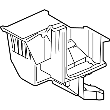 GM 10362452 Case-Auxiliary A/C Evaporator & Blower Upper