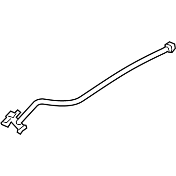 BMW 13-90-7-643-105 Tank Ventilation Line W/ Pressure Sensor