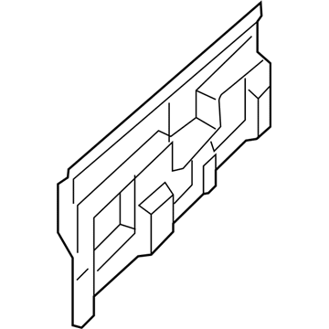 Mopar 68105182AC SILENCER-Panel Inner