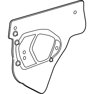 GM 22923610 Water Deflector