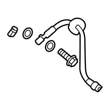 Ford LK4Z-2282-A HOSE ASY - BRAKE