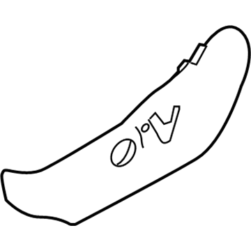 Kia 880512J000H9 Cover-RECLINER Front Se