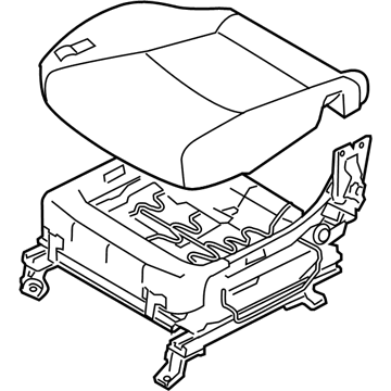 Kia 881012J350ACP Cushion Assembly-Front Seat