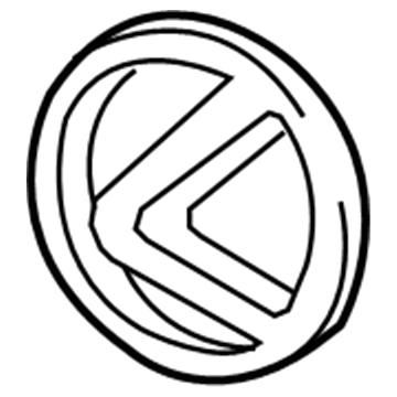 Lexus 90975-02080 Radiator Grille Emblem (Or Front Panel)