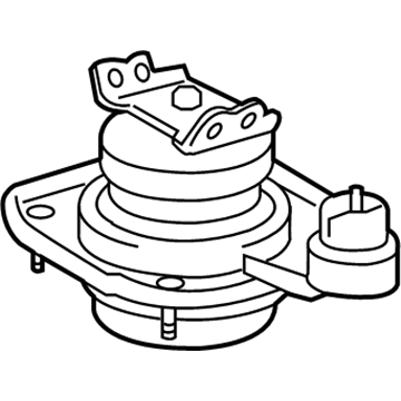 Lexus 12380-38031 INSULATOR Assembly, Engine