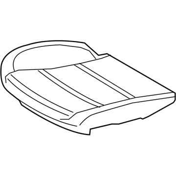 BMW 52-10-6-981-764 Foam Section, Basic, Seat