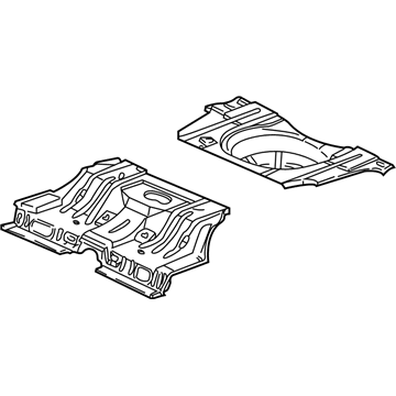 GM 12493159 Panel Kit, Rear Compartment Floor