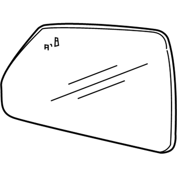 GM 22814962 Mirror Glass