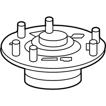 Acura 51670-TY3-J01 Rubber, Right Front