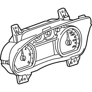 GM 84390812 Instrument Cluster Assembly