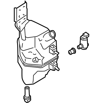 Infiniti 28910-AM600 Windshield Washer Tank Assembly