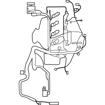 Nissan 24011-ZX00A Harness Assembly-EGI