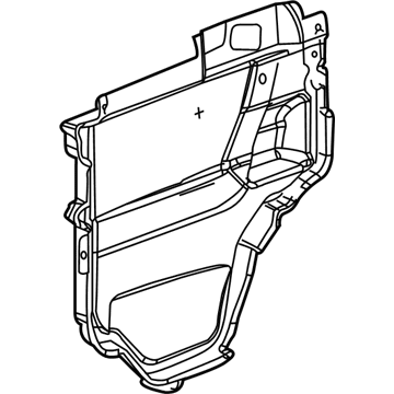 GM 94723418 Deflector-Rear Side Door Water