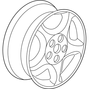 GM 88967351 Wheel Rim Kit, Aluminum
