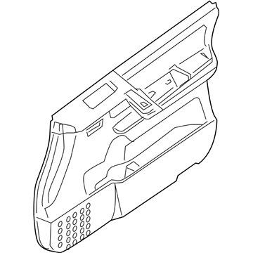 Infiniti 80900-7S104 FINISHER Assembly-Front Door, R