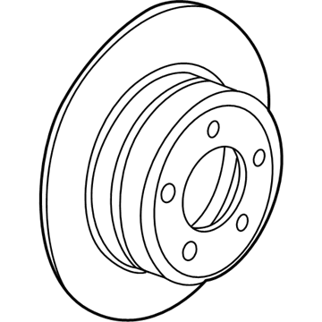 BMW 34-21-6-767-064 Brake Disc, Ventilated