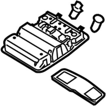 Hyundai 92800-3J020-OR Overhead Console Lamp Assembly