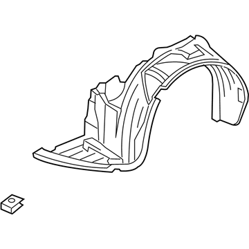 Honda 74101-SCV-A90 Fender, Right Front (Inner)