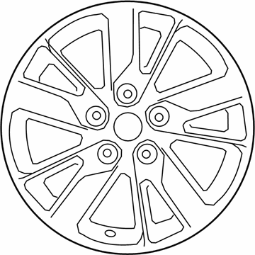 Kia 52910D5550 Wheel Assembly-Aluminium