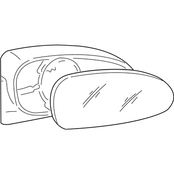 Hyundai 87606-39620 Mirror Assembly-Outside Rear View, RH