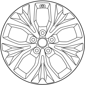 Kia 52910R0110 WHEEL ASSY-ALUMINIUM