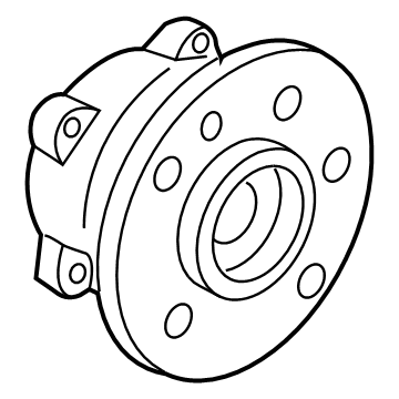 BMW 33-40-6-891-921 WHEEL HUB WITH BEARING