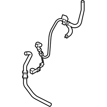 Infiniti 49721-CG010 Power Steering Return Hose Assembly