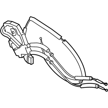 Infiniti 82500-1BA0A Lock & Remote Control Assembly-Rear Door, RH