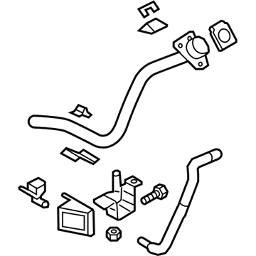 Hyundai 31030-3V500 Filler Neck & Hose Assembly