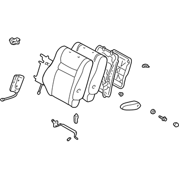 Toyota 71440-48370-A1 Seat Back Assembly