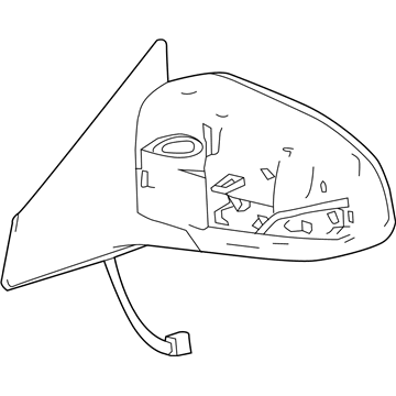 Toyota 87906-07061 Mirror Sub-Assembly, Outer Rear View, Left
