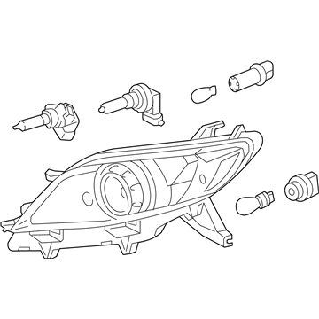 Toyota 81110-08032 Composite Headlamp