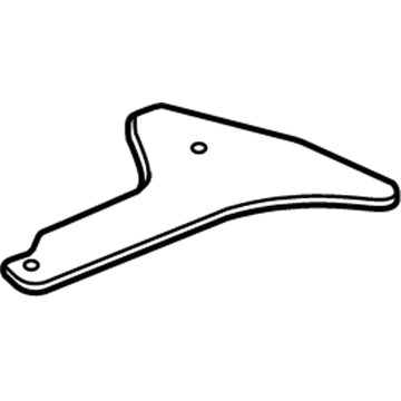 Honda 84527-S5T-G00 Spacer, R. RR. Trunk Side