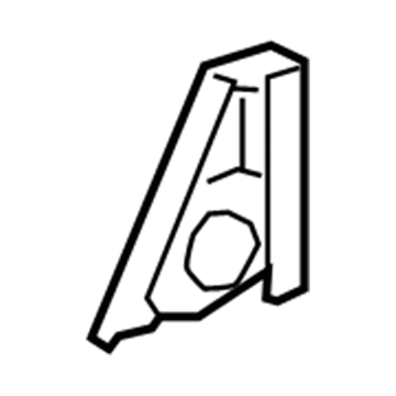 BMW 51-41-7-458-445 Cover, Mirror Triangle, Left