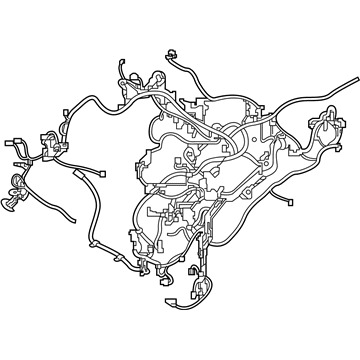 Infiniti B4012-5DA00 Harness-Engine Room