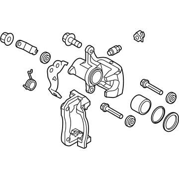 Kia 58311K0A10 Rear Brake Caliper Kit