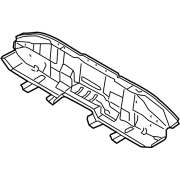 Kia 655212K900 Extension Assembly-Rear Floor