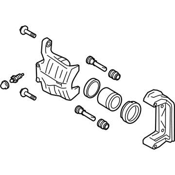 Infiniti 44011-1BA0A CALIPER Assembly-Rear LH, W/O Pads Or SHIMS