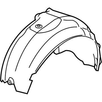 BMW 51-71-7-012-729 Wheel-House Inner Panel, Rear Left
