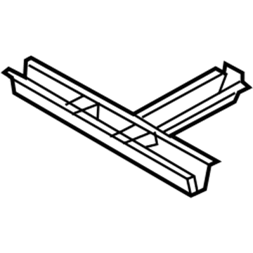 Hyundai 65830-2W000 CROSSMEMBER Assembly-Rear Floor, No