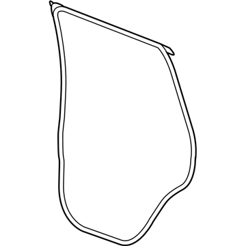 Mopar 68045997AB WEATHERSTRIP-Rear Door Mounted