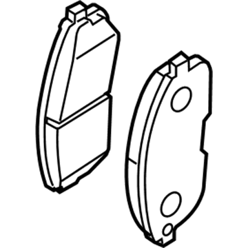 Nissan D1060-JE00A Front Brake Pads Kit
