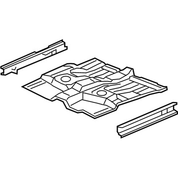 Honda 65100-SLN-A00ZZ Floor, FR.