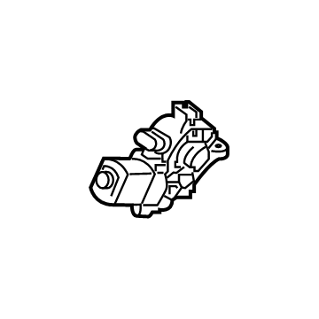 Hyundai 83460-K2000 Motor Assembly-Power WDO Reg RR, RH