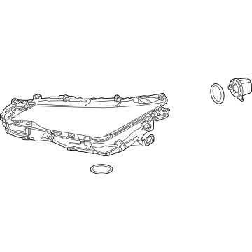 Lexus 81185-53A00 Unit, Headlamp W/Gas